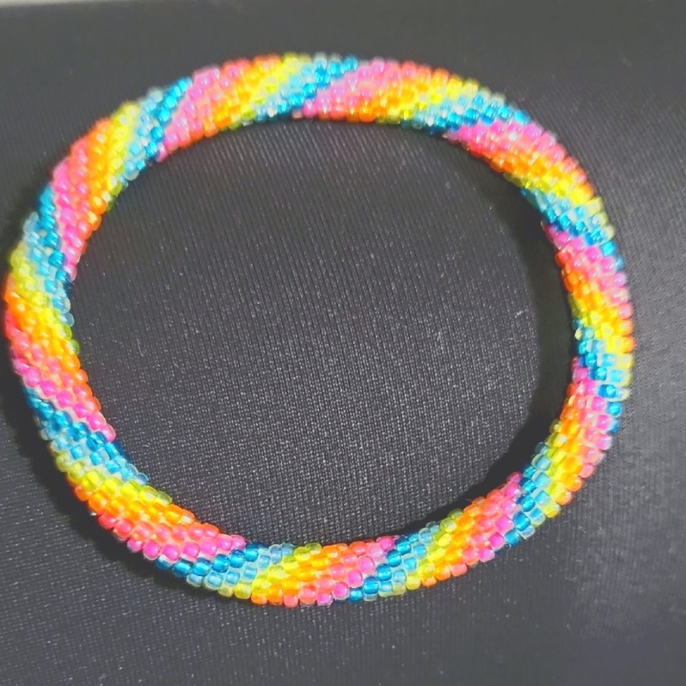 Colorful Beaded Bracelet By Sashka Co.